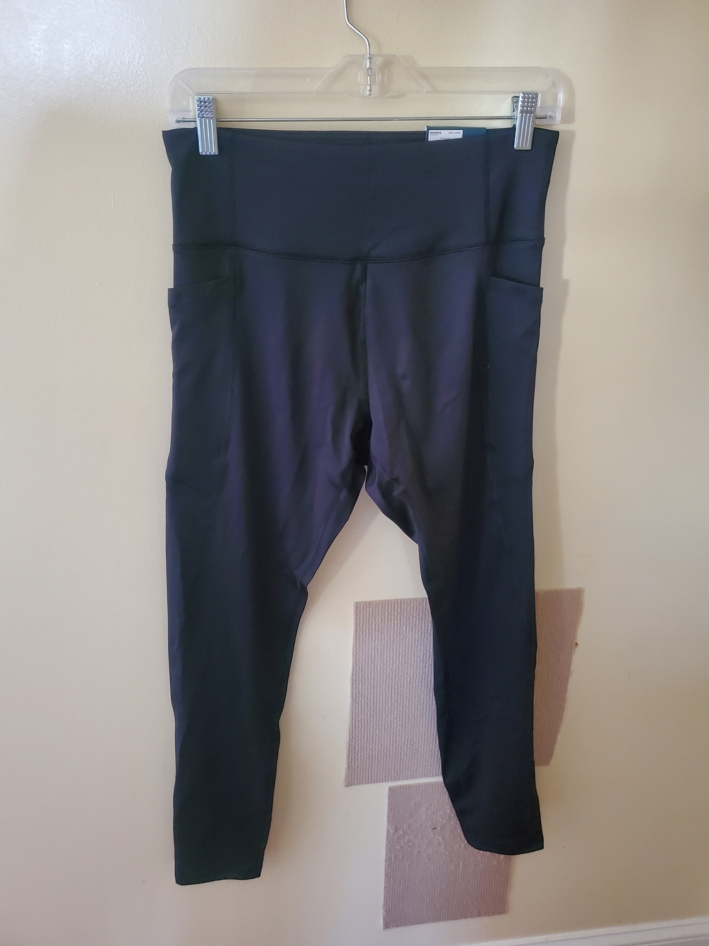 tek gear Black High-Rise Leggings with Side Pockets